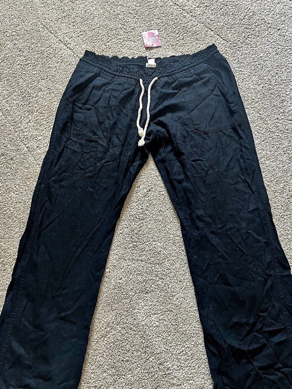 Roxy Pant Wide Leg Pants in Black Size 14